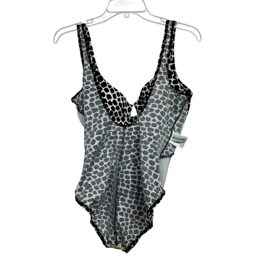 Miraclesuit Sonatina Leopard Spot One Piece Swimwear with Tummy Control